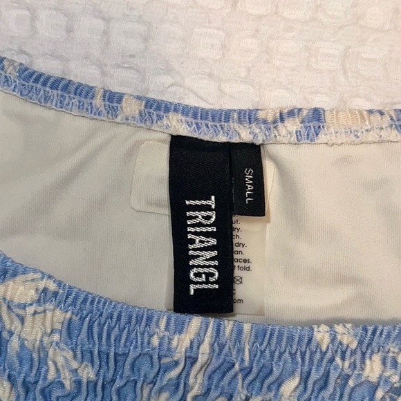 Triangl Inesa Marina Blue Floral Normal Bikini Bottoms Size Small - Picture 5 of 5